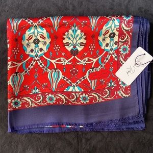 NWT Pure 100% Silk Scarf/Hijab Made in Turkey